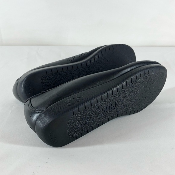 SAS Black Leather Oxfords with Classic Design Size 9 - Picture 5 of 8